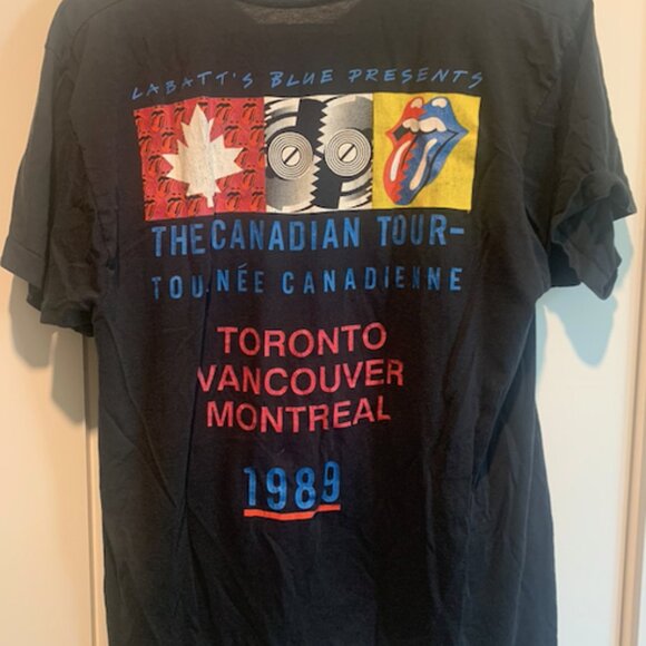 The Rolling Stones 1989 The Canadian Tour t-shirt - Picture 3 of 3